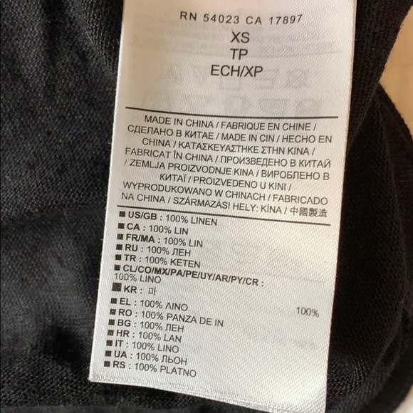 Banana Republic linen top XS - Picture 3 of 6